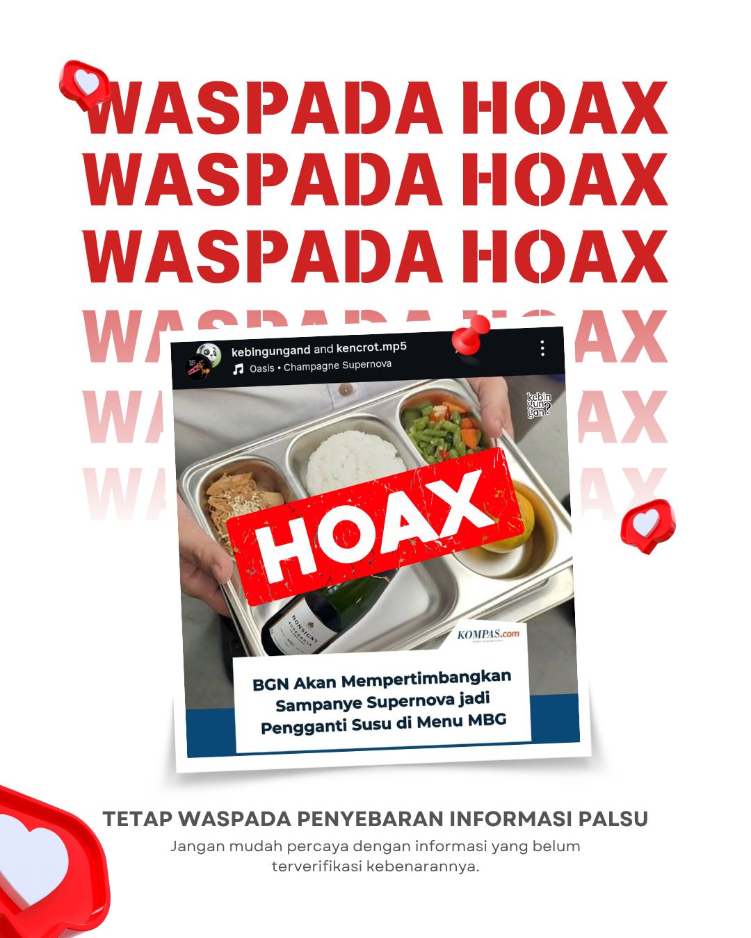 Sampanye Supernova & Pentingnya Melek Informasi di Era Hoaks yang Lucu